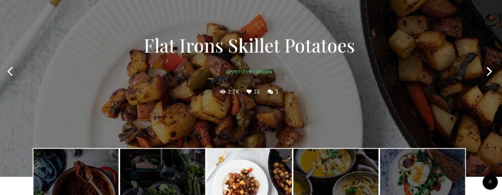 templates and themes for personal website if you are a food blogger