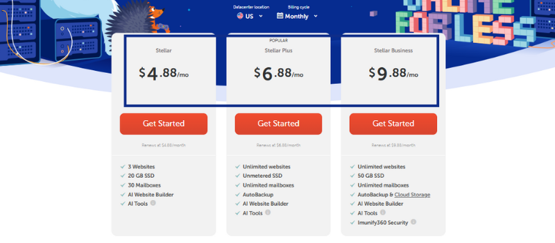 namecheap shared hosting plan