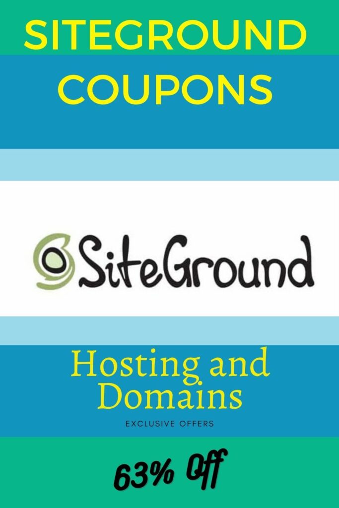 SITEGROUND COUPON, SITEGROUND PROMO CODES, CHECKED AND VERIFIED ONLY