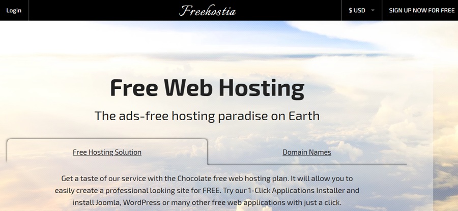 freehostia web hosting 