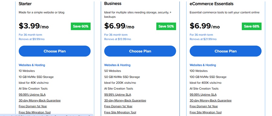 free domain for first year by bluehost