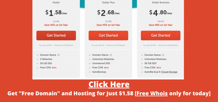 domain and hosting offer