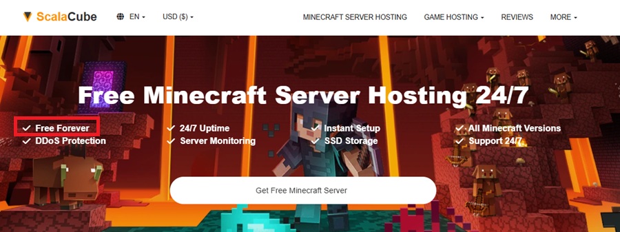 scalacube free forever plan