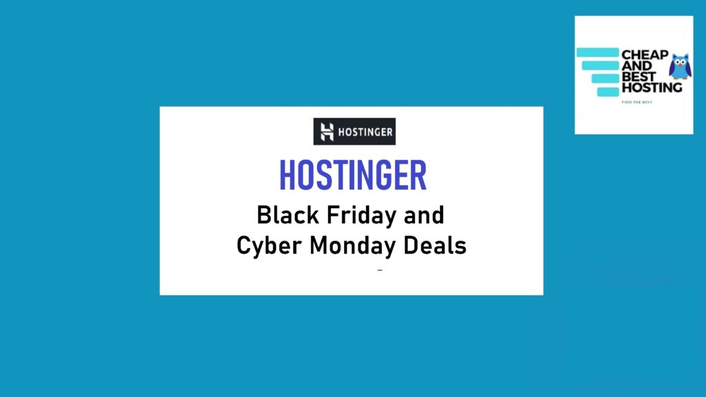 hostinger black friday 2022 deals and offers