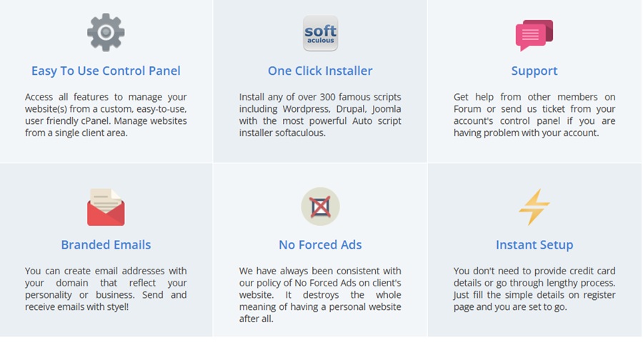 pro free host features 