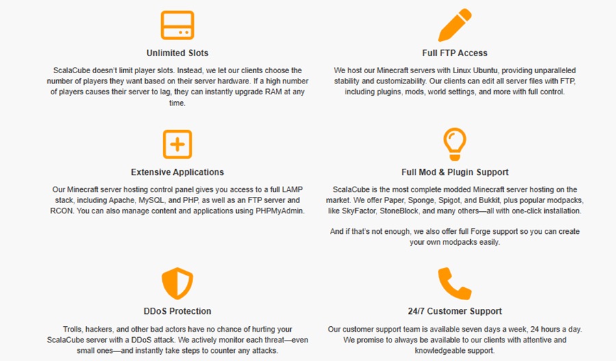 scalacube minecraft server 