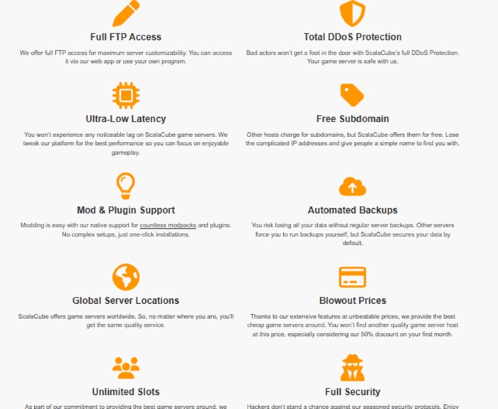 scalacube features 