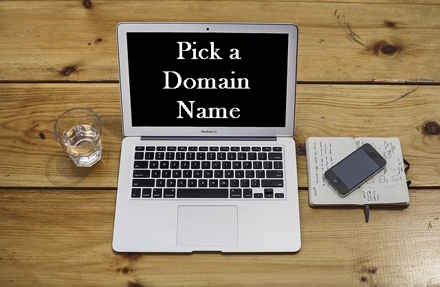step 1 to start a wordpress blog - choose a domain name