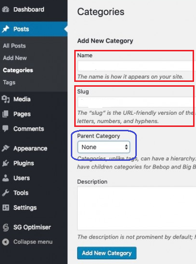 add new category to wordpress, create Categories and Tags for WordPress Posts