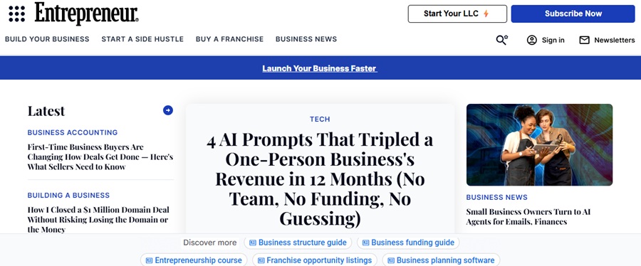 entrepreneur blog
