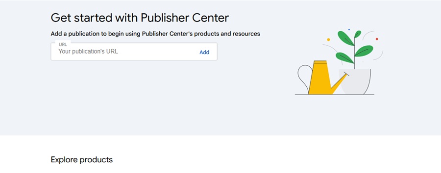 google news publish center
