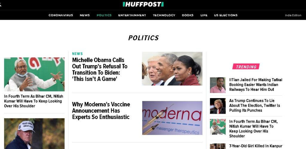 Huffington Post Blog for News