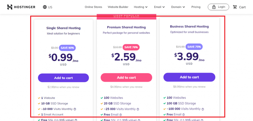 choose a plan, start with hostinger, black friday deals 2020, How to Activate Hostinger Black Friday Deals