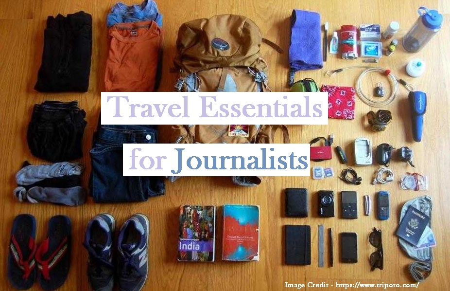 travel essentials for journalists