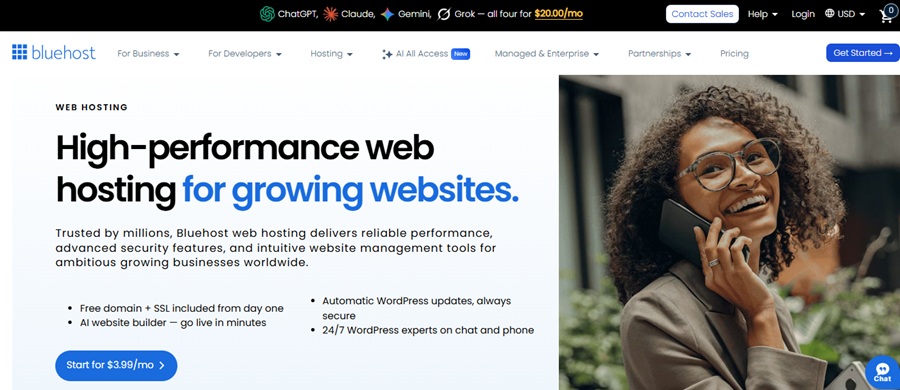 bluehost web hosting