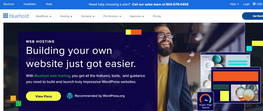 bluehost shared hosting 