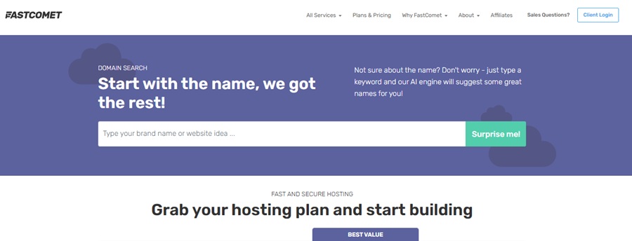fastcomet shared hosting 