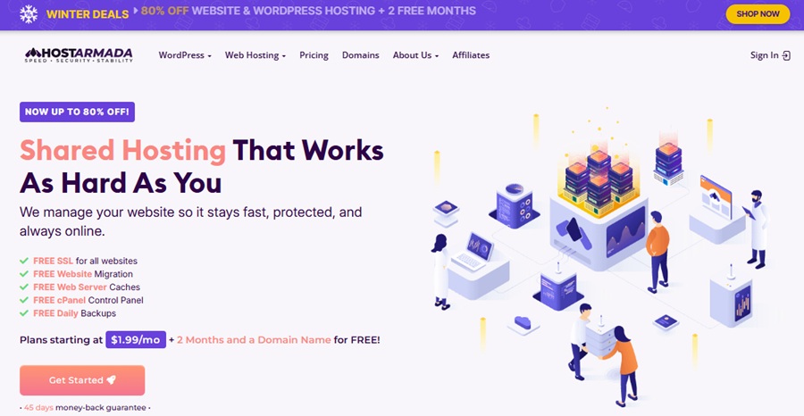 hostarmada shared hosting 