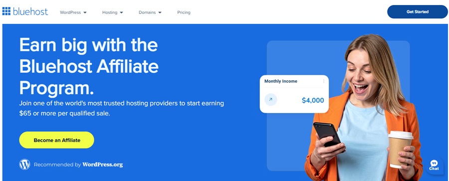 bluehost affiliate program 