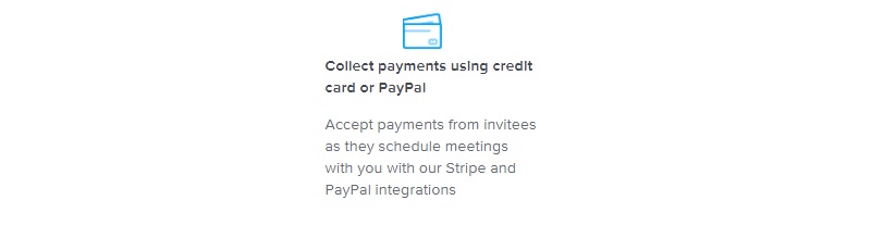 calendly accept payment