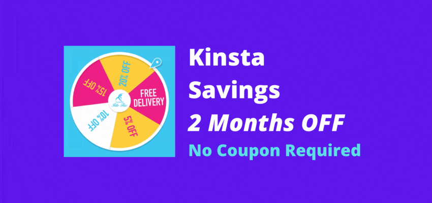 kinsta discount info