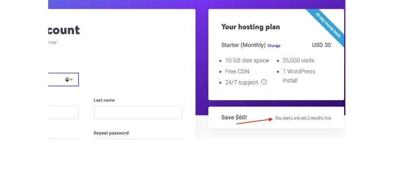 step 3 to apply kinsta disc. code