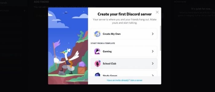 choose your first discord server