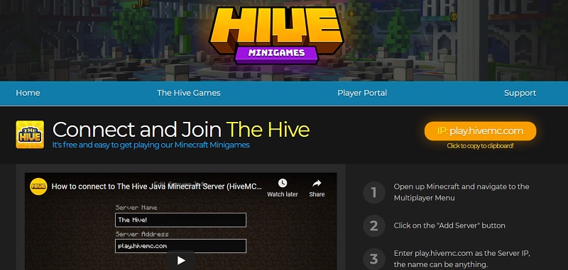 hivemc minecraft server