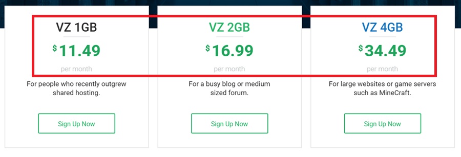 stablehost vps hosting pricing 