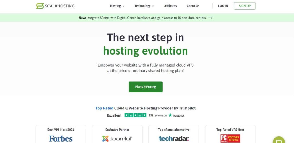 Scalahosting free domain offer. 