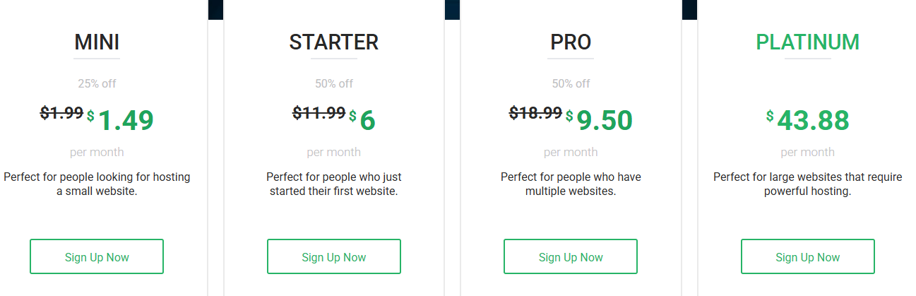 stable hosting web hosting price
