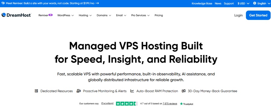dreamhost vps hosting 