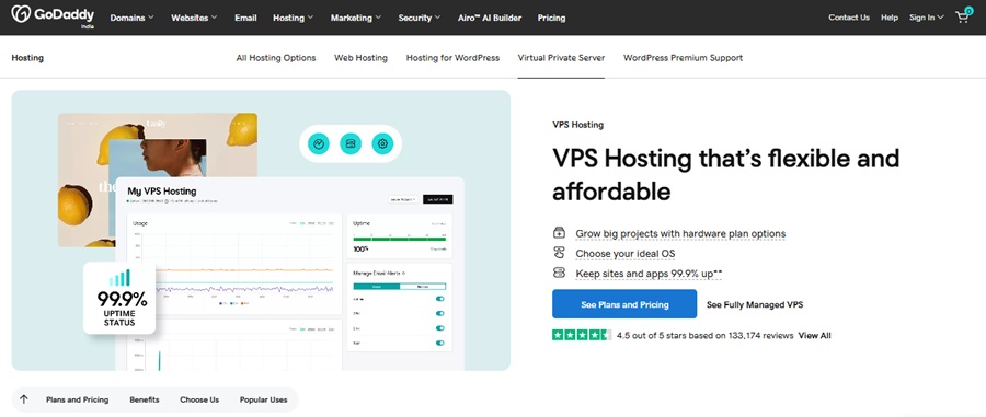godaddy vps hosting 