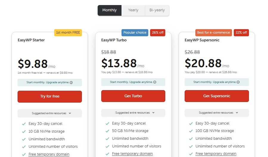 namecheap wordpress hosting plan