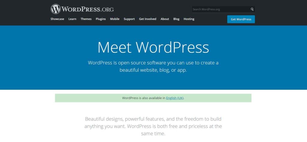 WordPress is open source software