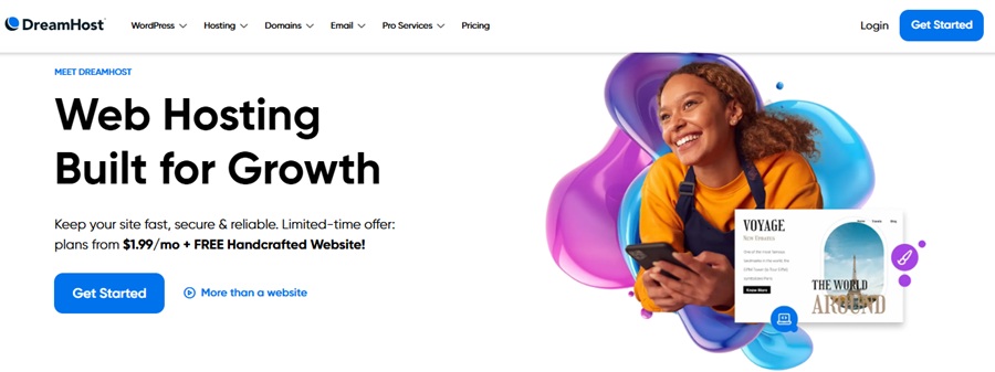 dreamhost hosting vps server