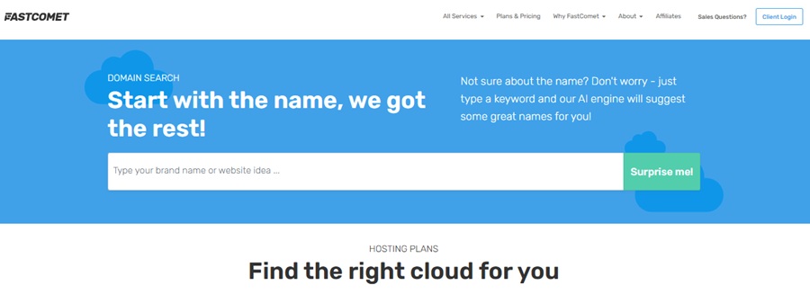 fastcomet managed vps server hosting