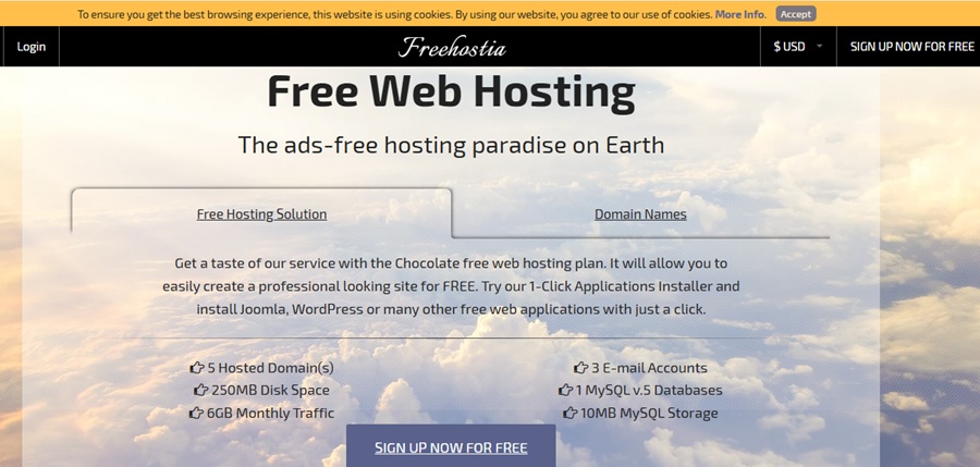 freehostia web hosting 