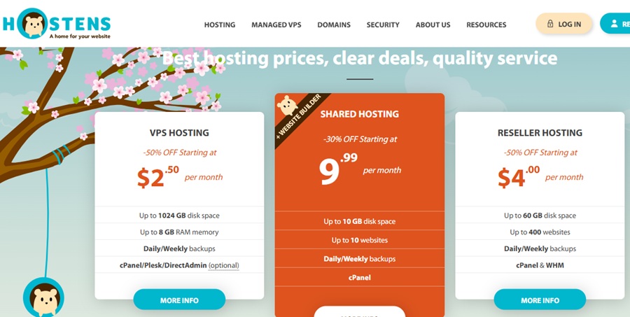 hostens best hosting server for nepal