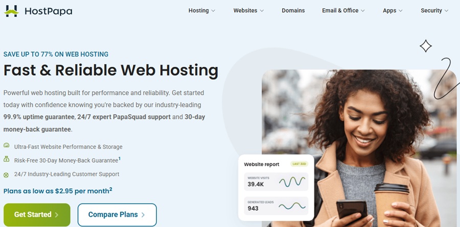hostpapa web hosting 