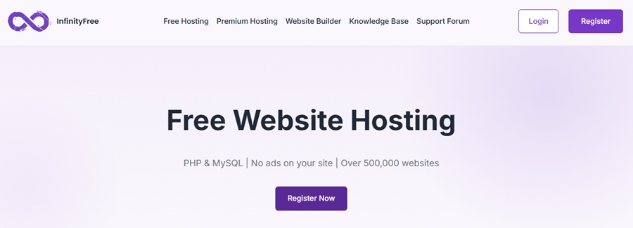 infinity free web hosting 