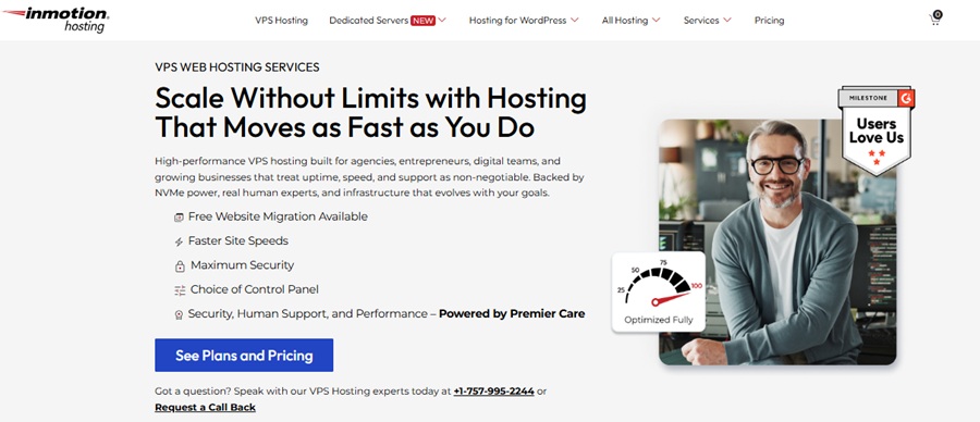 inmotion vps hosting 