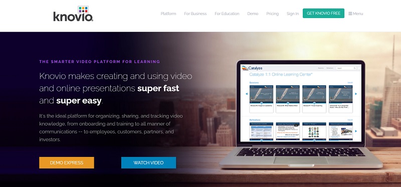 Knovio video hosting