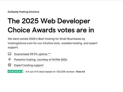 reason to choose godaddy web hosting 