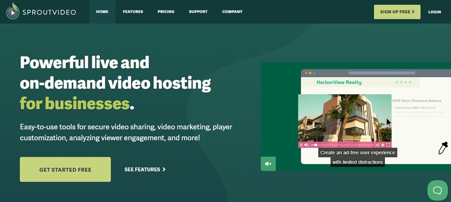 sproutvideo hosting 
