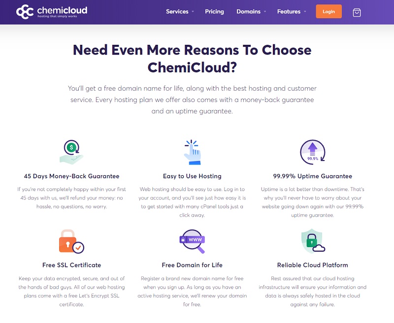 Reasons to choose ChemiCloud