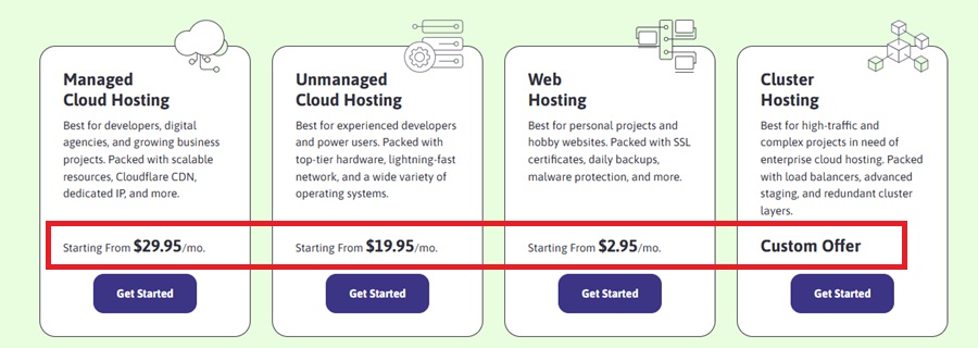 scalahosting pricing 