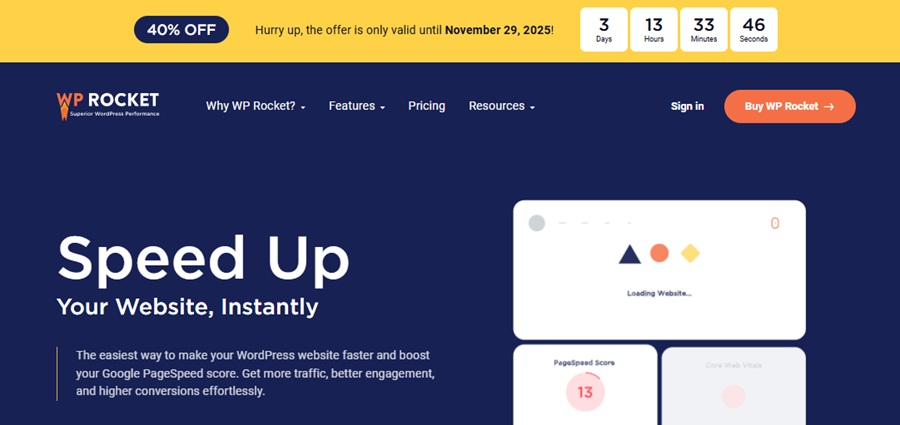 wp rocket black friday deal