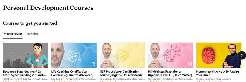 personal development courses