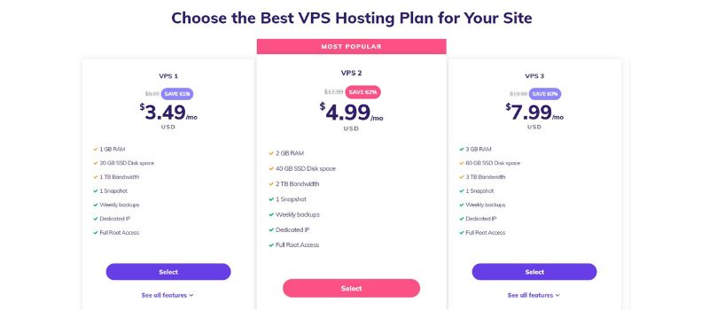 hostinger vps hosting plans